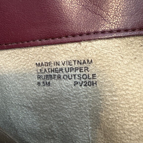 Michael Kors High Heel Burgundy Boots Size 8.5 Career Sophisticated Professional - Picture 7 of 10